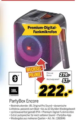 MEDIMAX Jbl partybox encore Angebot