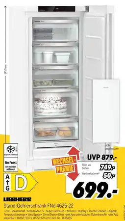 MEDIMAX Liebherr stand-gefrierschrank fnd 4625-22 Angebot