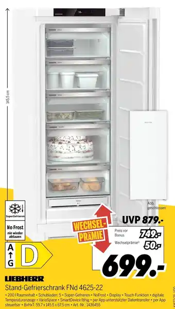 MEDIMAX Liebherr stand-gefrierschrank fnd 4625-22 Angebot