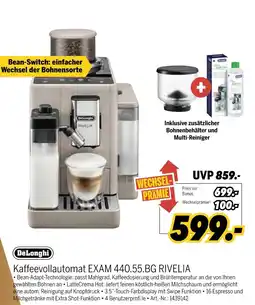 MEDIMAX Delonghi kaffeevollautomat exam 440.55.bg rivelia Angebot