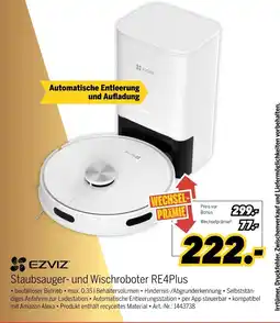 MEDIMAX Ezviz staubsauger- und wischroboter re4plus Angebot