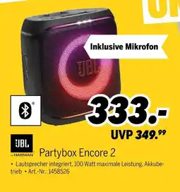 MEDIMAX Jbl partybox encore 2 Angebot