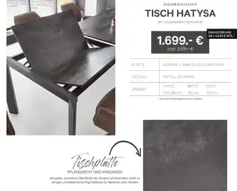 Kabs Polsterwelt Keramik kollektion tisch hatysa Angebot