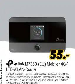 MEDIMAX Tp-link m7350 (eu) mobiler 4g/lte-wlan-router Angebot