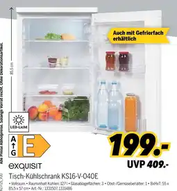 MEDIMAX Exquisit tisch-kühlschrank ks16-v-040e Angebot