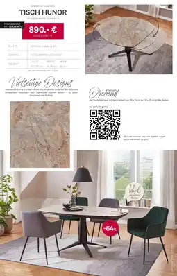 Kabs Polsterwelt Keramik kollektion tisch hunor Angebot