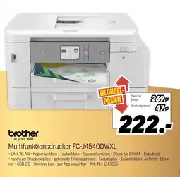 MEDIMAX Brother multifunktionsdrucker fc-j4540dwxl Angebot