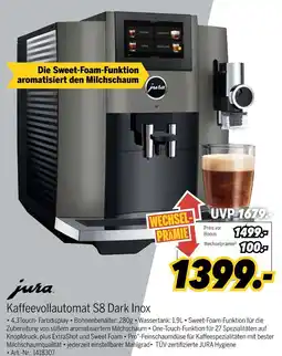 MEDIMAX Jura kaffeevollautomat s8 dark inox Angebot