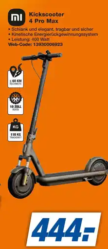 Expert Mi kickscooter 4 pro max Angebot