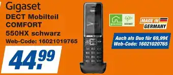 Expert Gigaset dect mobilteil comfort 550hx schwarz Angebot