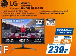 Expert Lg monitor ultrafine 32ur500k-b.aeu Angebot