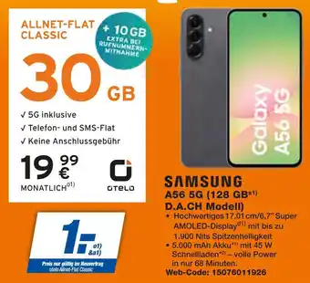 Expert Samsung a56 5g (128 gbs d.a.ch modell) Angebot