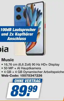 Expert Nubia smartphone music Angebot