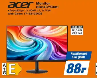 Expert Acer monitor sb243yg0bi Angebot
