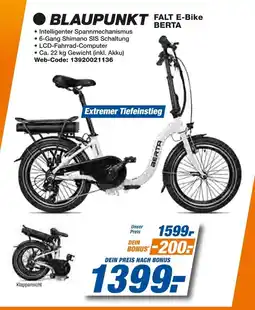 Expert Blaupunkt falt e-bike berta Angebot