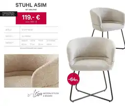 Kabs Polsterwelt Asim stuhl asim mit armlehne Angebot