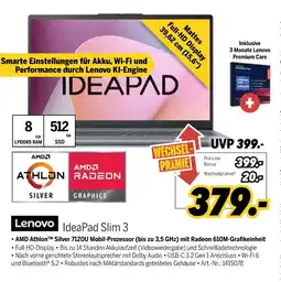 MEDIMAX Lenovo ideapad slim 3 Angebot