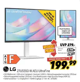 MEDIMAX Lg 27us550-w.aeu ultrafine Angebot