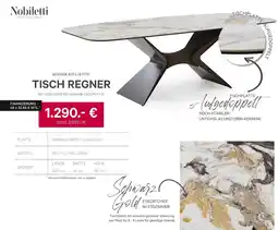 Kabs Polsterwelt Nobiletti tisch regner Angebot