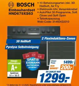 Expert Bosch einbauherdset hnd679xs63 Angebot