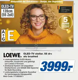 Expert Loewe oled-tv stellar. 55 dr+ alu brushed Angebot
