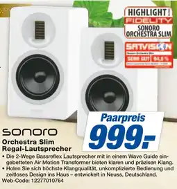 Expert Sonoro orchestra slim regal-lautsprecher Angebot