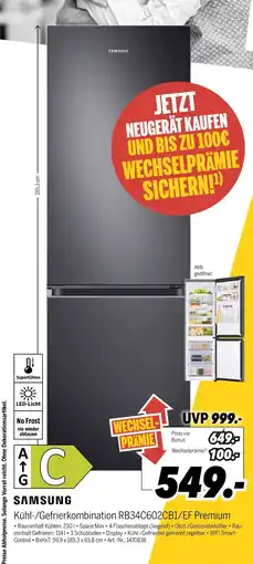 MEDIMAX Samsung kühl-/gefrierkombination rb34c602cb1/ef premium Angebot