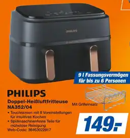 Expert Philips doppel-heißluftfritteuse na352/04 Angebot