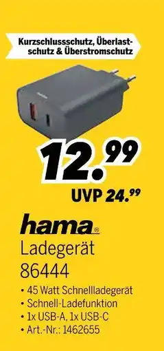 MEDIMAX Hama ladegerät 86444 Angebot