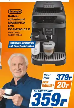 Expert Delonghi kaffeevollautomat magnifica evo ecam293.52.b Angebot