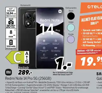 MEDIMAX Xiaomi redmi note 14 pro 5g Angebot