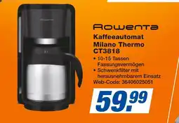 Expert Rowenta kaffeeautomat milano thermo ct3818 Angebot