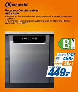 Expert Bauknecht bkex ubn Angebot