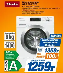 Expert Miele waschmaschine weg 895 wps Angebot
