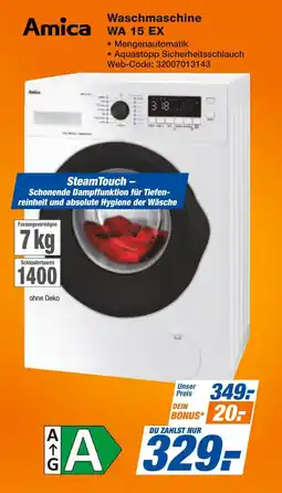 Expert Amica waschmaschine wa 15 ex Angebot
