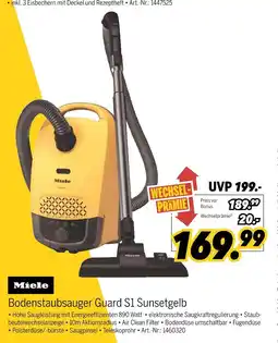 MEDIMAX Miele bodenstaubsauger guard s1 sunsetgelb Angebot