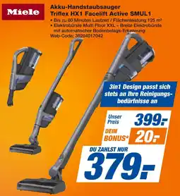 Expert Miele akku-handstaubsauger triflex hx1 facelift active smul1 Angebot