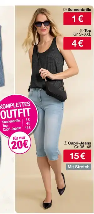 Woolworth Top, sonnenbrille oder capri-jeans Angebot