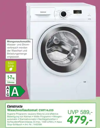 EP Constructa waschvollautomat cwf14j05 Angebot