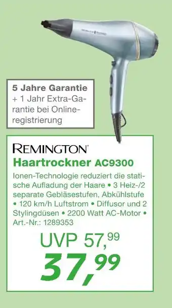 EP Remington haartrockner ac9300 Angebot