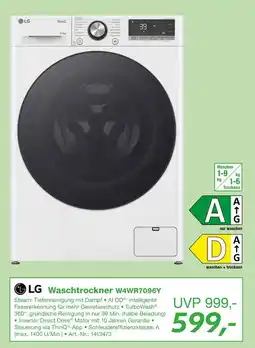 EP Lg waschtrockner w4wr7096y Angebot