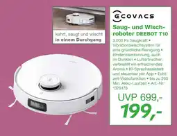 EP Ecovacs saug- und wischroboter deebot t10 Angebot