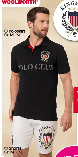 Woolworth Kingshill polo club poloshirt oder shorts Angebot