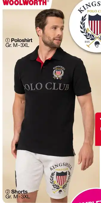 Woolworth Kingshill polo club poloshirt oder shorts Angebot