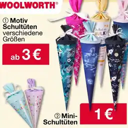 Woolworth Motiv schultüten oder mini- schultüten Angebot