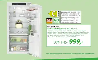 EP Liebherr einbau-kühlschrank irbc 4120-22 Angebot