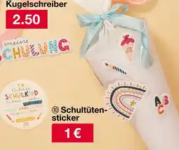 Woolworth Schultüten- sticker Angebot