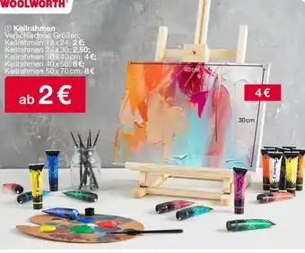 Woolworth Keilrahmen Angebot