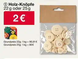 Woolworth Holz-knöpfe Angebot