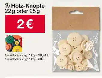 Woolworth Holz-knöpfe Angebot